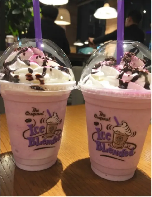 あの味が帰ってきた〜!!昨年の人気No.1のドリンクが復活!一度は飲みたいムラサキイモアイスブレンディッド♡_2