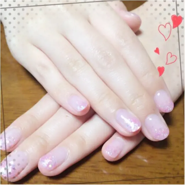 シンプルに可愛く…♡誰からも愛される指先へ(^^)♫_2