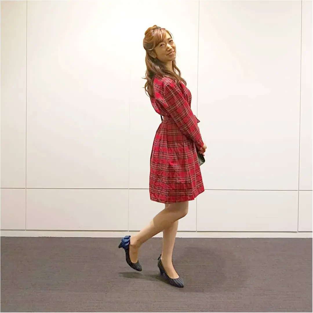 ZARAで見つけた「高見え秋物コート + チェック柄ワンピース=2点で¥13,980」_5