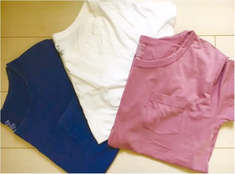 【GU】お気に入りは色ち買いで!《3桁プライスなのに高見え》な優秀Tシャツ❤️_2