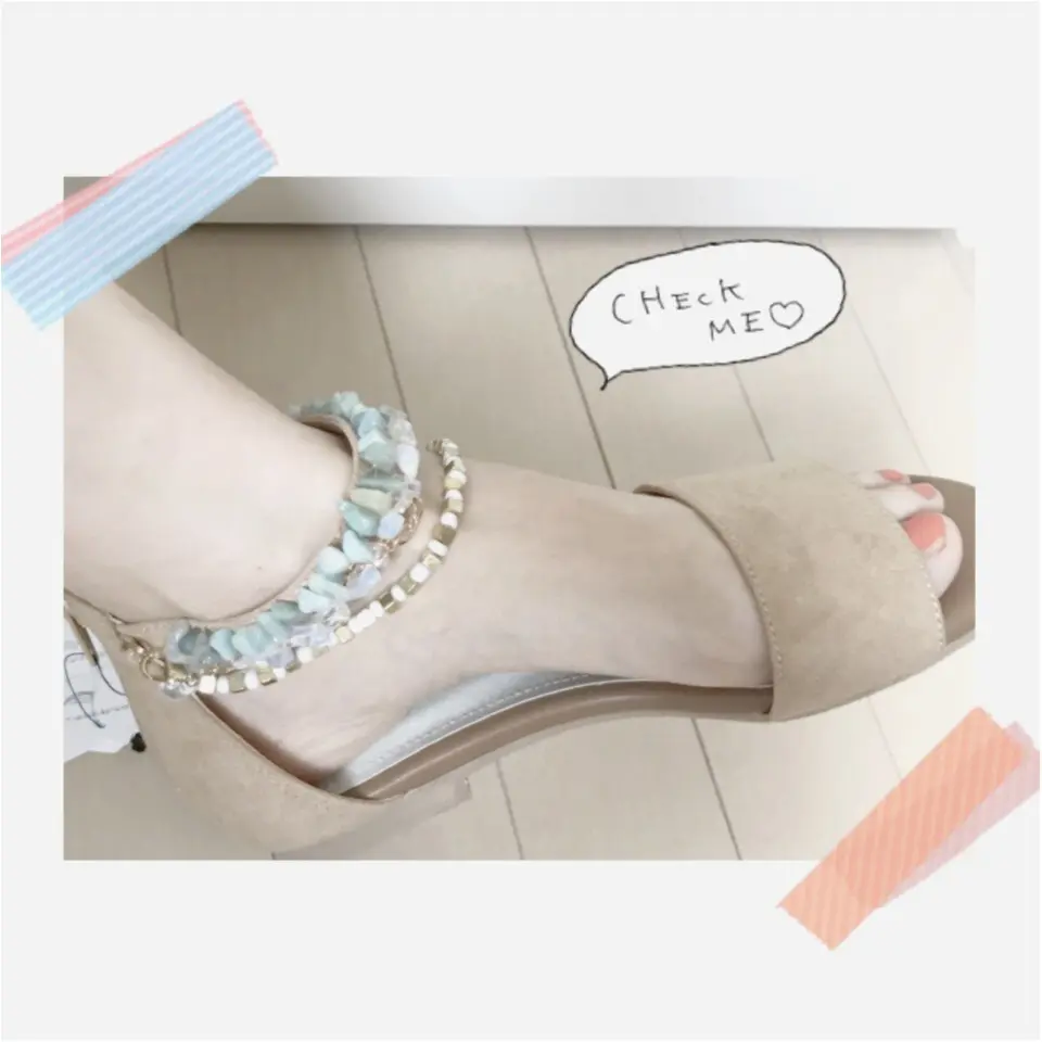 …ஐ 【summer shoes】5,000円以内プチプラサンダル♡ 私は流行りの\天然石/でサマーファッションを早く楽しみたい⠒̫⃝♡ ஐ¨_6