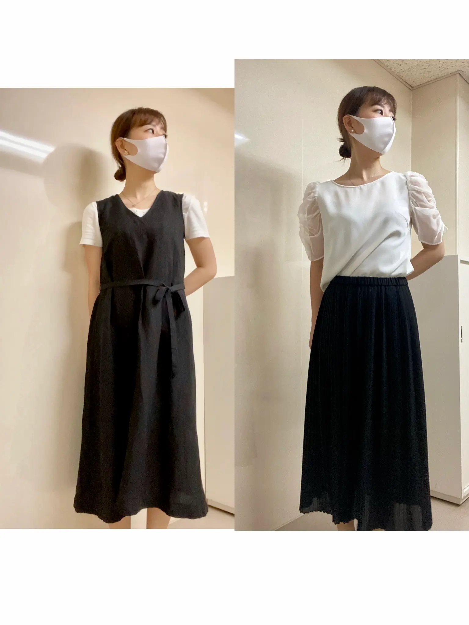 【オフィスコーデ】モノクロをUNIQLOでつくる4日間_7