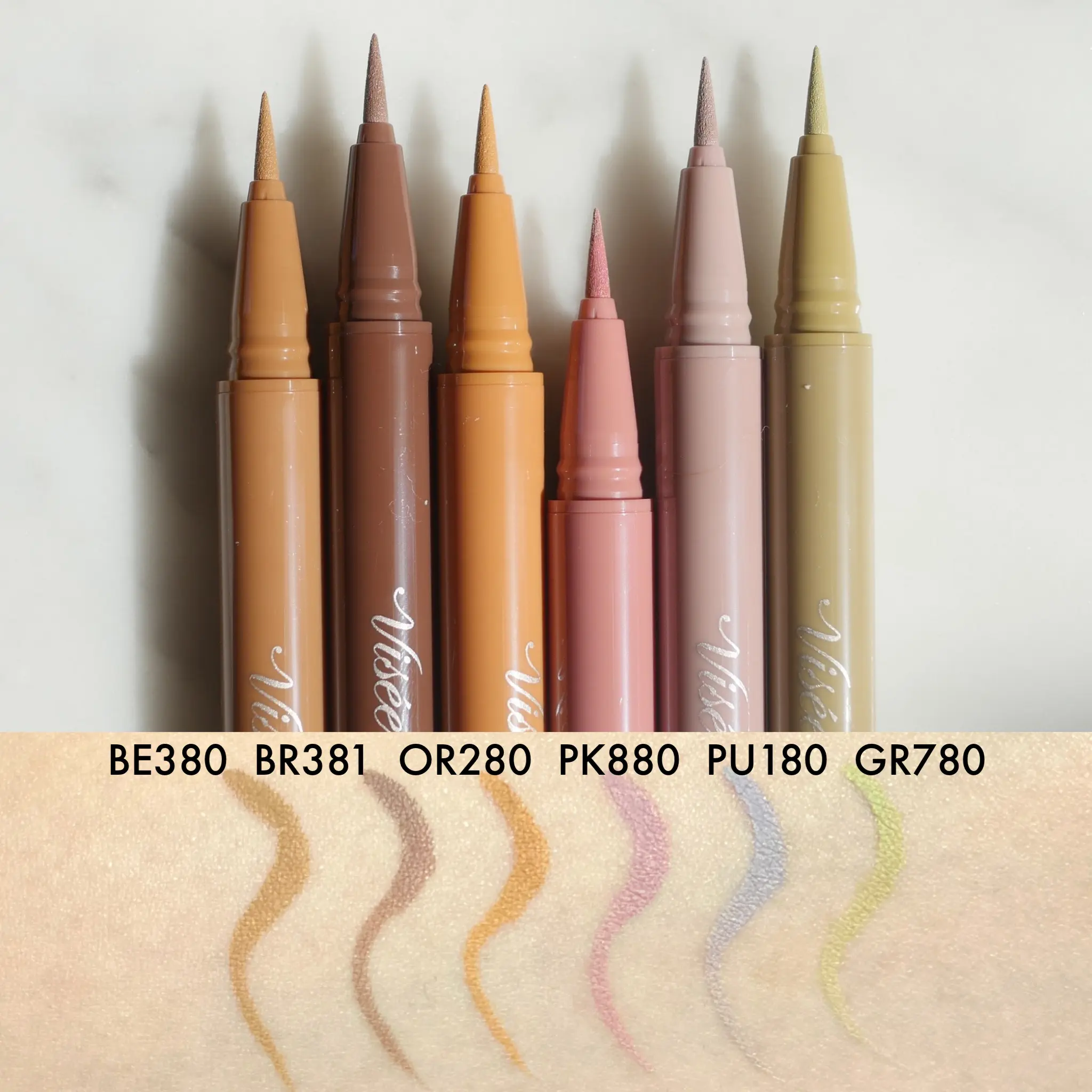 ヴィセ visee 新作コスメ アイシャドウ アイライナー アンティークパステルライナー 2022春コスメ 全色レビュー 立花ゆうり