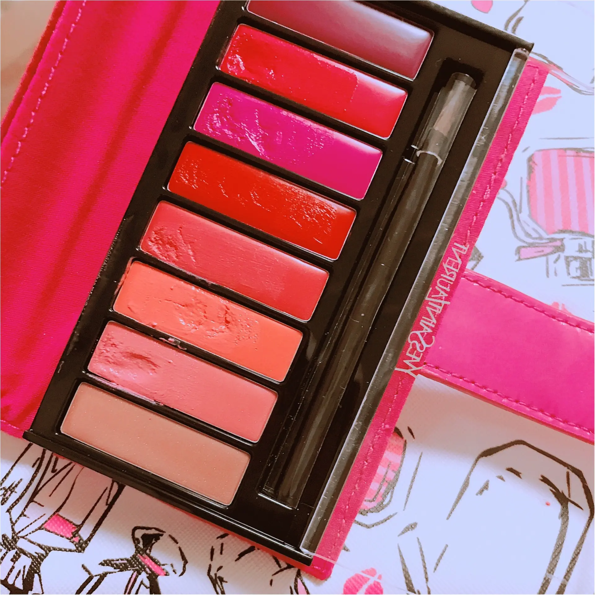 ★旅行用メイクはパレットがベスト♡私のお気に入りは『YSL』のリップパレット★_2