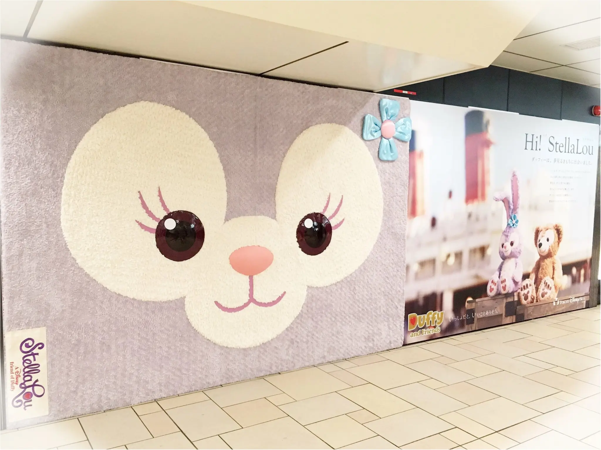 『ステラ・ルー』のふわふわ♡ポスターが表参道駅をジャック!_4