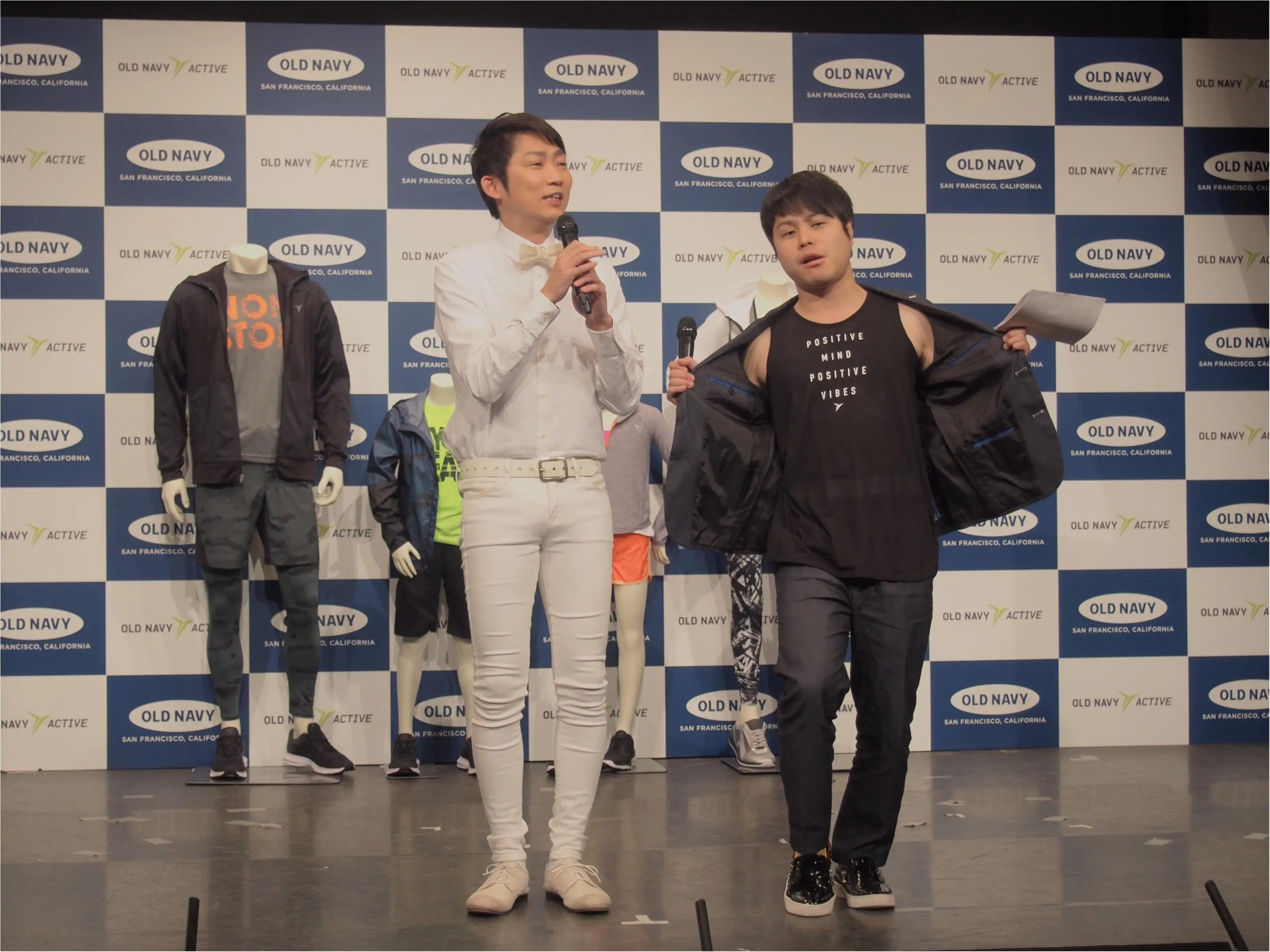 エグスプロージョン&トレンディエンジェルがダンスで魅せる! 『OLD NAVY』アクティブウェアが日本初上陸☆_1