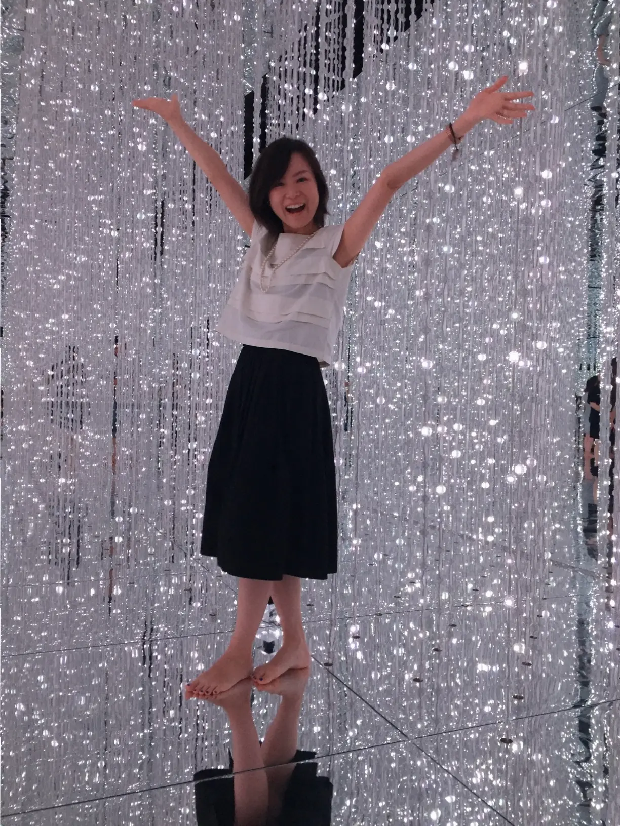 【夏のお出掛けスポット/DMM.プラネッツ Art by teamLab】水に浸かったり仰向けになったりして鑑賞する『デジタルアート』が幻想的✨8/31まで!お台場に急げ♩≪samenyan≫_9