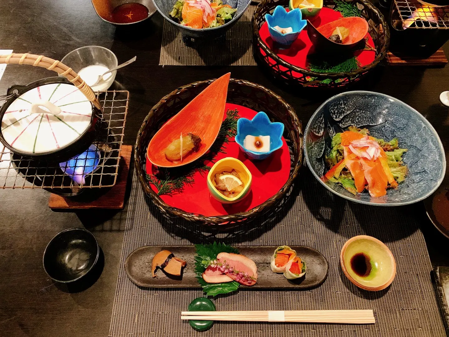 【絶景宿】景色だけじゃない!《地元食材たっぷり》のお料理と《イワナの炭火焼》♡_2