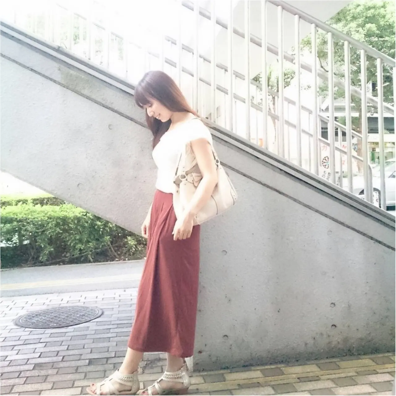 【コーディネート】トレンドはプチプチで♡UNIQLOのボトムスで取り入れるテラコッタカラー!_1