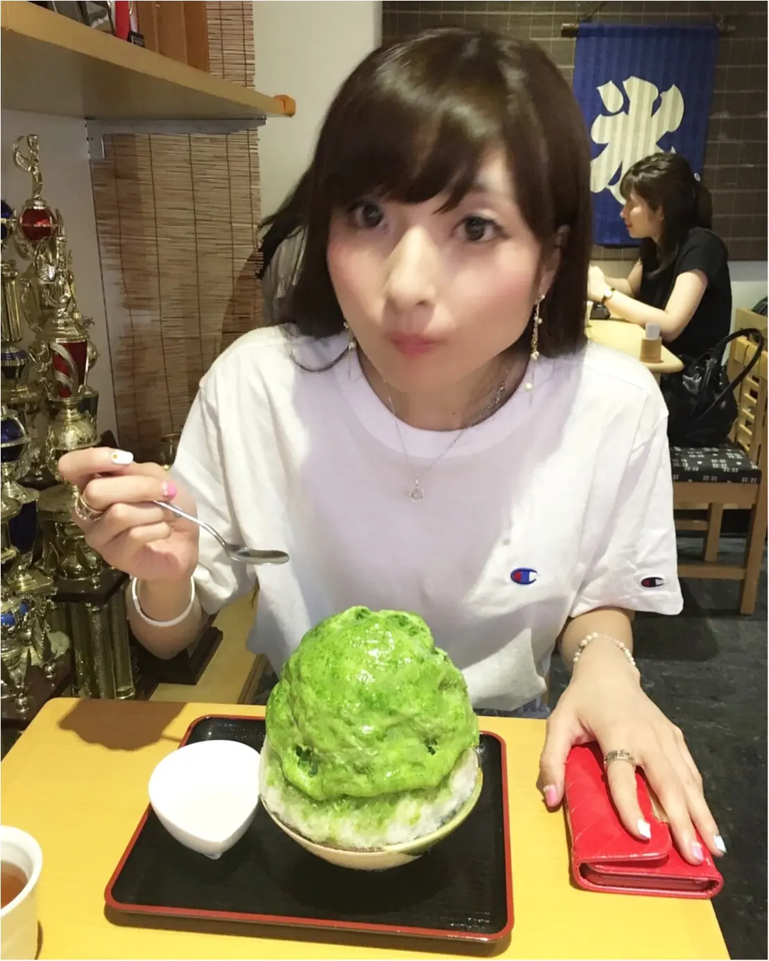 ♡クチコミ人気No.1かき氷店【しもきた茶苑大山の抹茶かき氷】遂に食べてきた♡モアハピ◡̈のぞみ♡_13