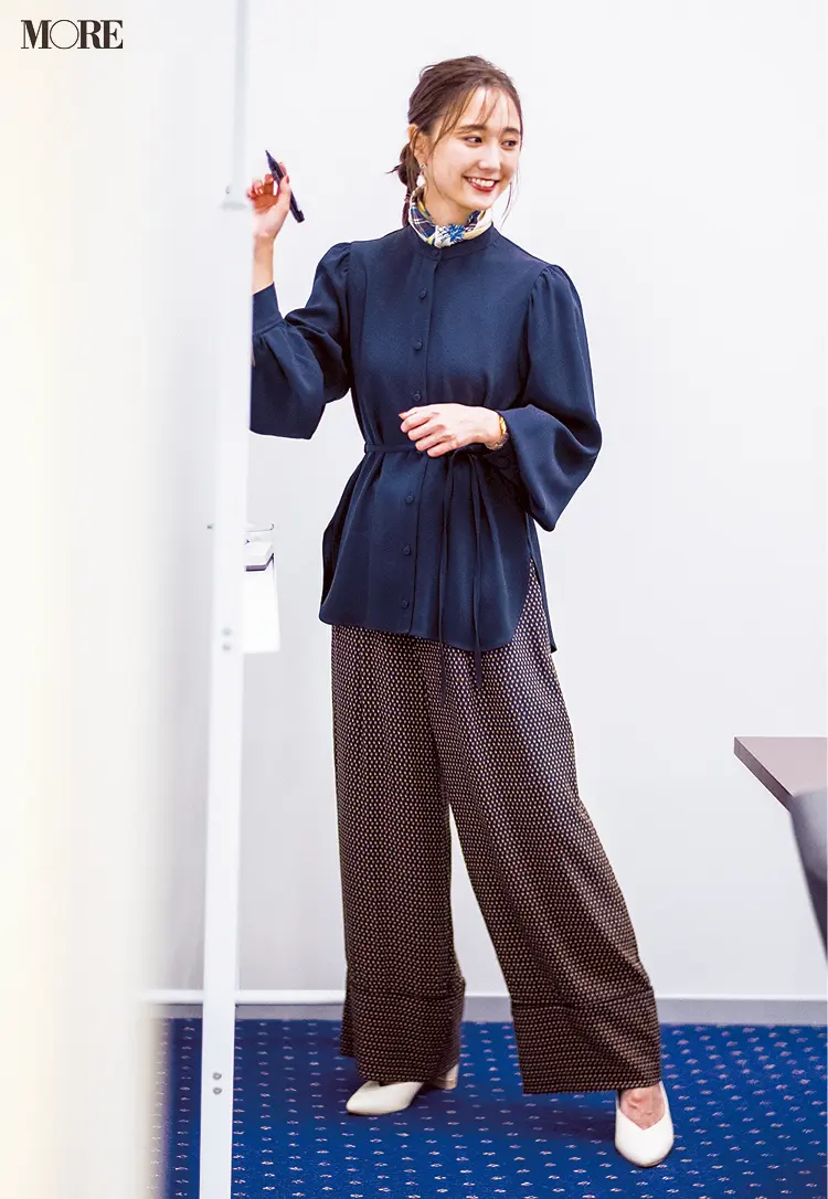 「元気がない日こそ、柄パンツで気分をあげなくちゃ!」鈴木友菜主演・着回し連載『柄アイテムが必要だ。』26日目_1