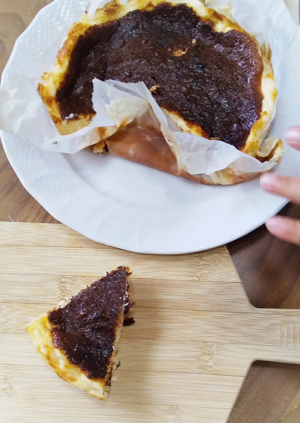 《happyおうちカフェ》バスクチーズケーキにスタンプクッキーで楽しくカフェ気分を_2